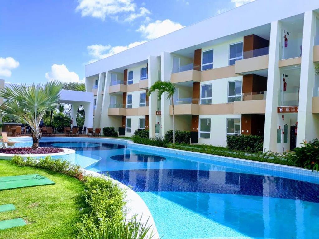 Apto Guarajuba Praia Condominio Porto Smeralda-100 Metros Da Praia ภายนอก รูปภาพ